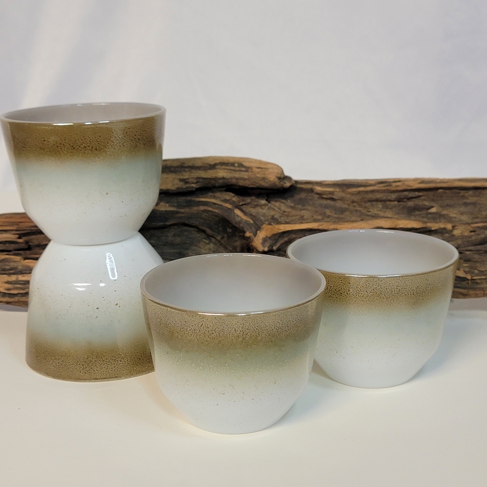Federal Glass Vintage 1960's Custard Cups Set Of 4. Made In USA - Picture 4 of 8